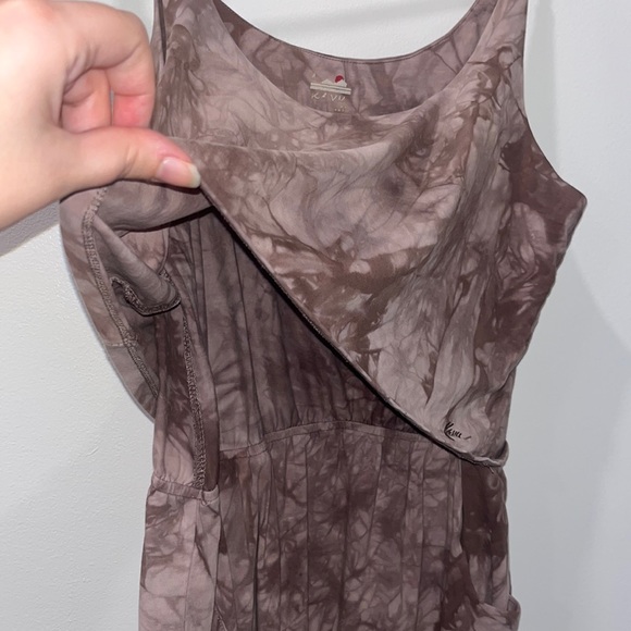 Casual Purple Tie-Dye Dress with Pockets by Kavu - Picture 2 of 6